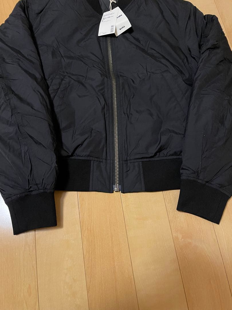 2/1まで最終値下　新品　MUJI Labo MA-1 ダウンブルゾン M 黒
