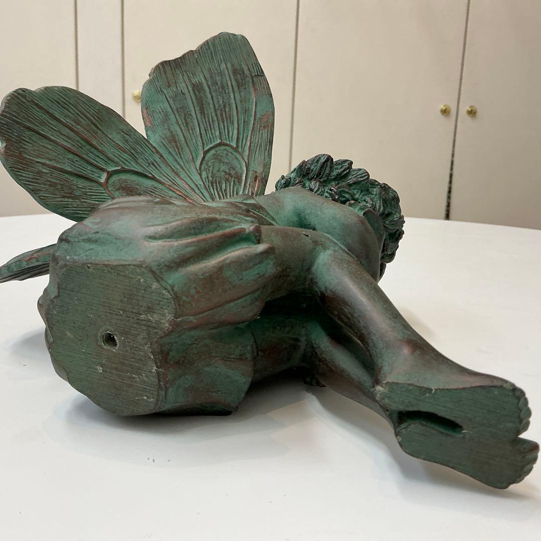 ブロンズ風 妖精像 約20cm