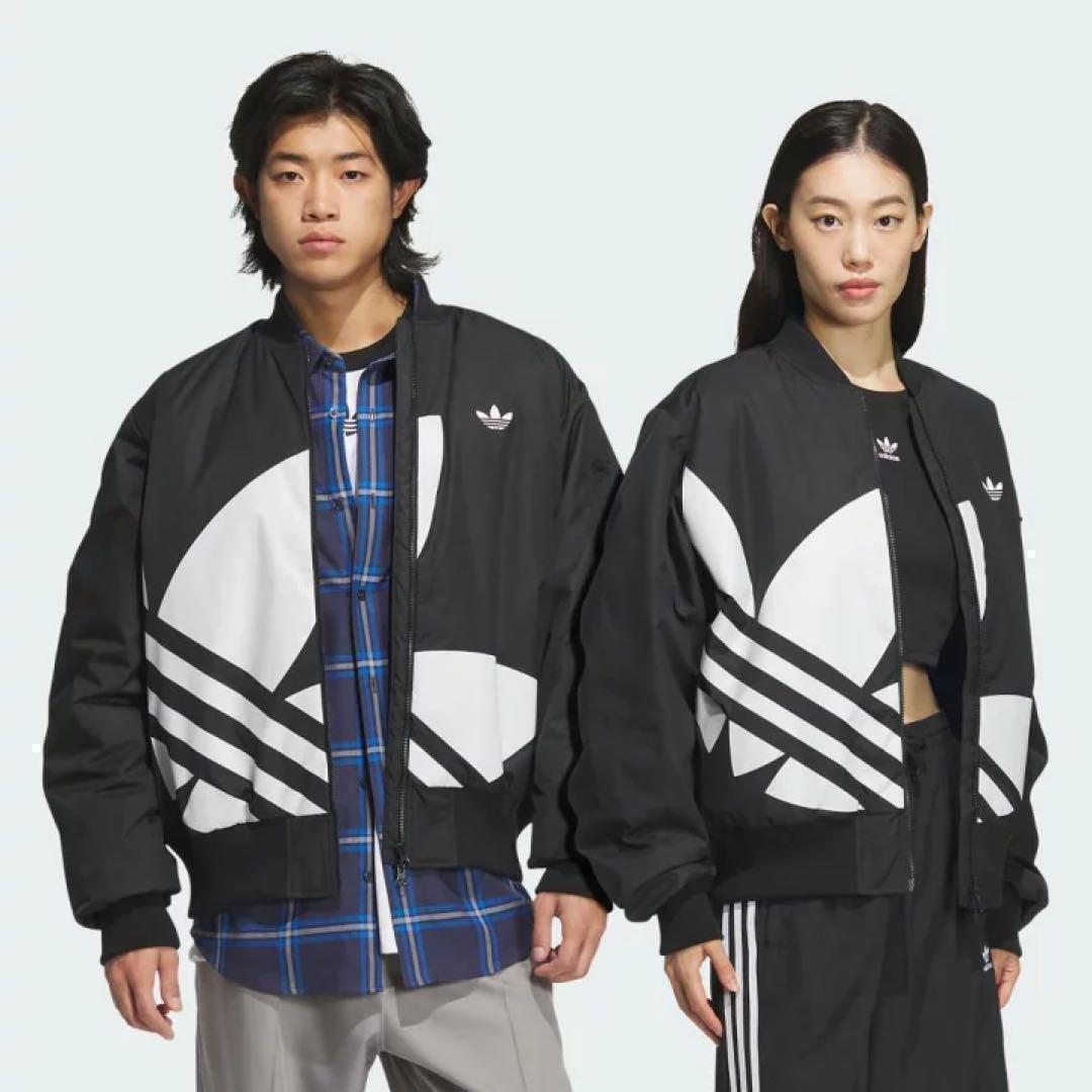 アディダスオリジナルス パデッドジャケット ボンバージャケット ボマー L