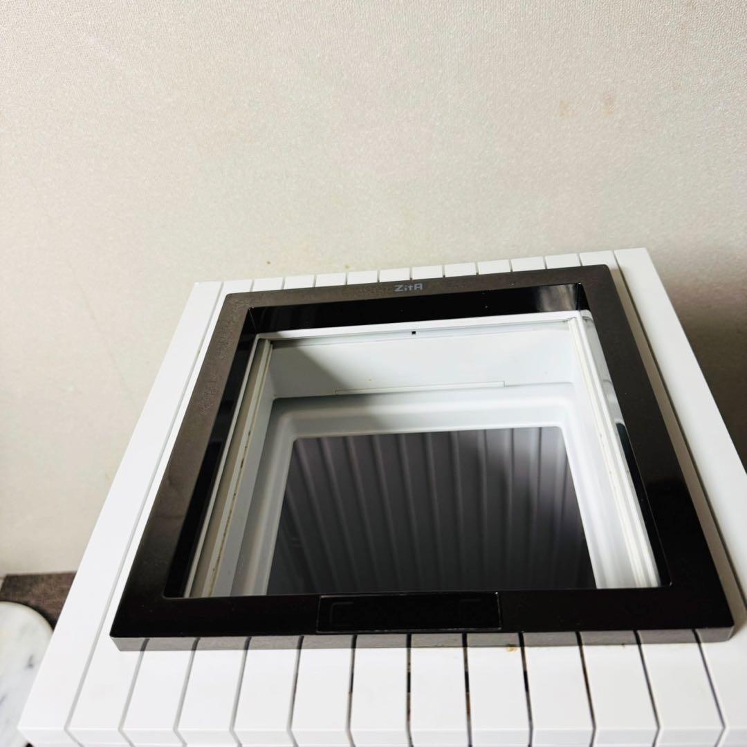 C48早い者勝ち！ZitA SQUARE ふた付きごみ箱 自動開閉ごみ箱45L