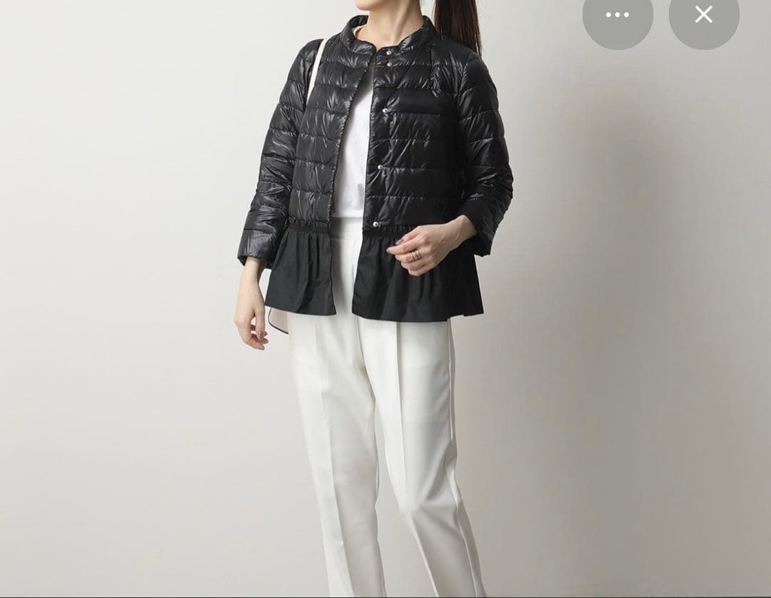 Herno ブラック　ダウンジャケット　40サイズ