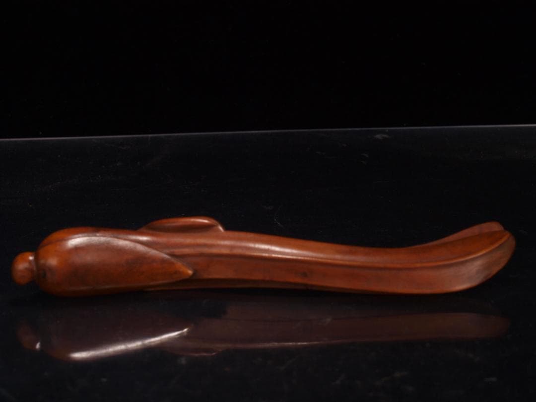 中国清時代の木製彫刻　激安骨董品 古美術 DE1513D2-2