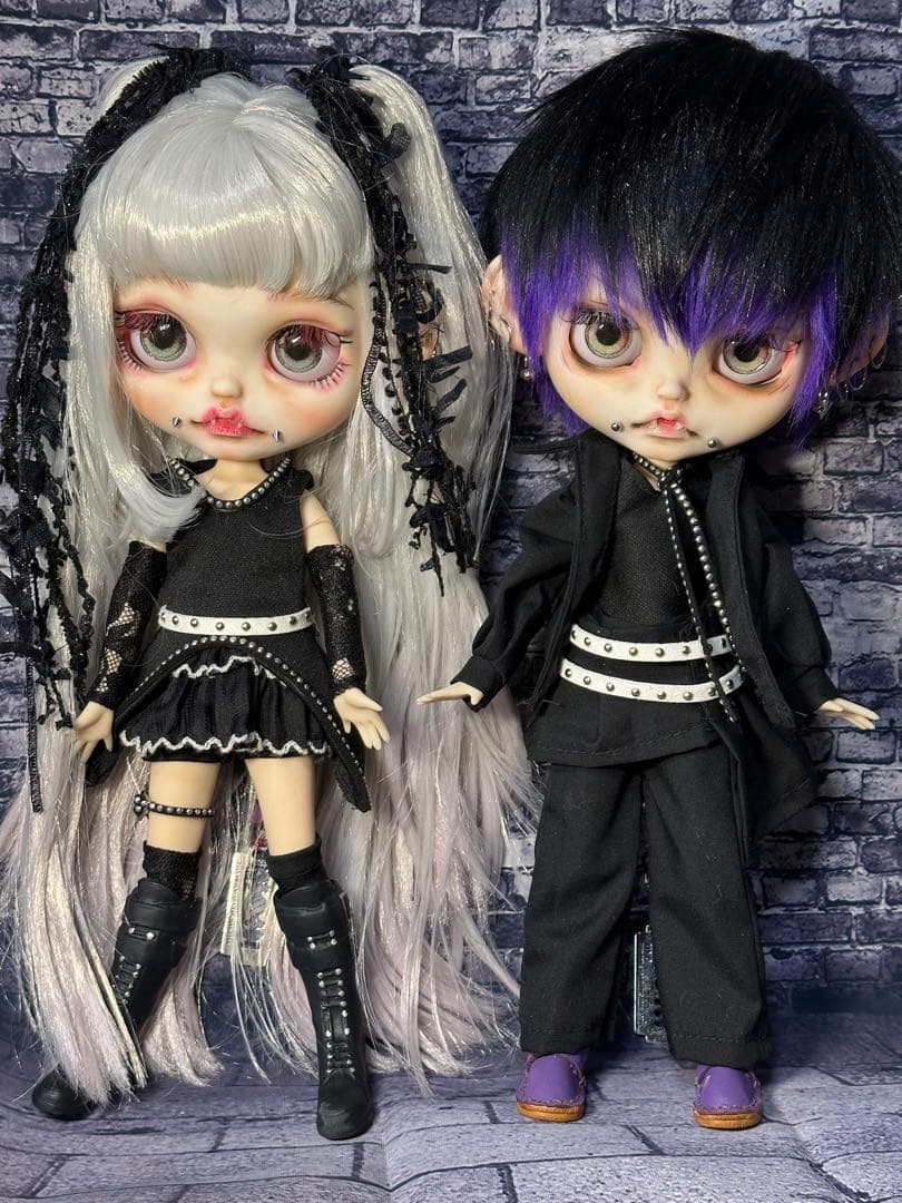 ⋆*⋆様 アイシードール 本体男の子　ボアウィッグ　OF付き　カスタムアイシード