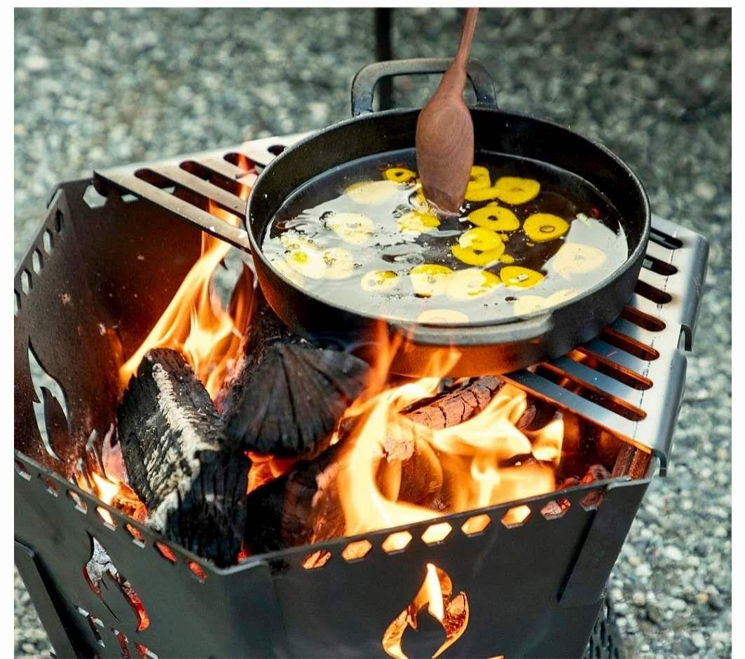 【レア】THE IRON FIELD GEAR　ハニカムファイヤーベース　焚火台