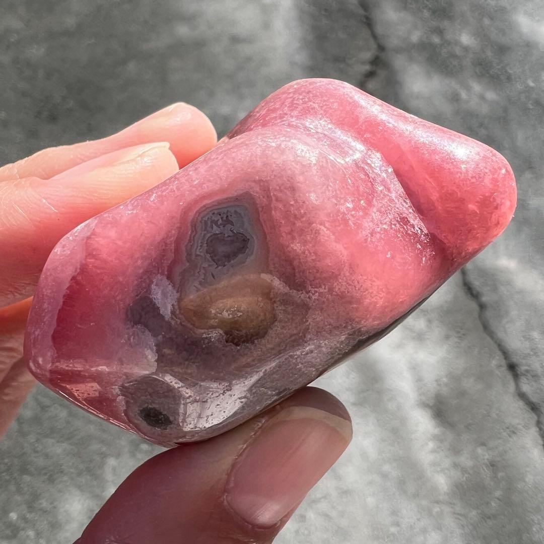 （Inca5）高品質アルゼンチン産インカローズ 磨き原石 天然石 飾り石