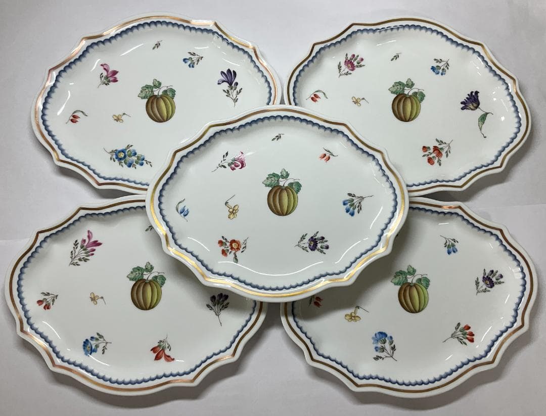 リチャードジノリRICHARD GINORIイタリアンフルーツオーバルプレート