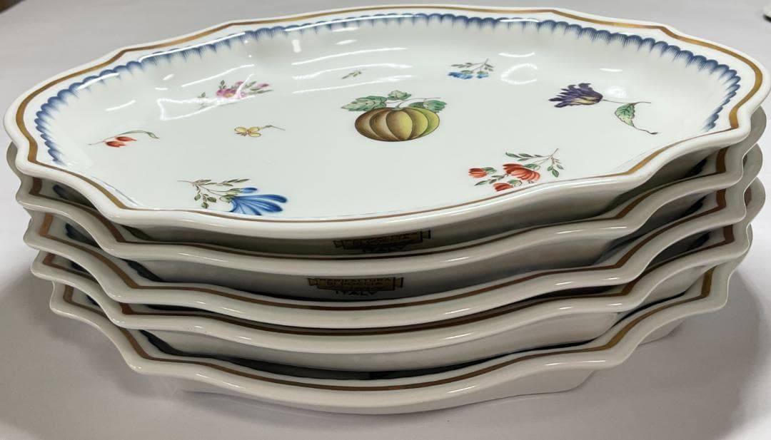 リチャードジノリRICHARD GINORIイタリアンフルーツオーバルプレート