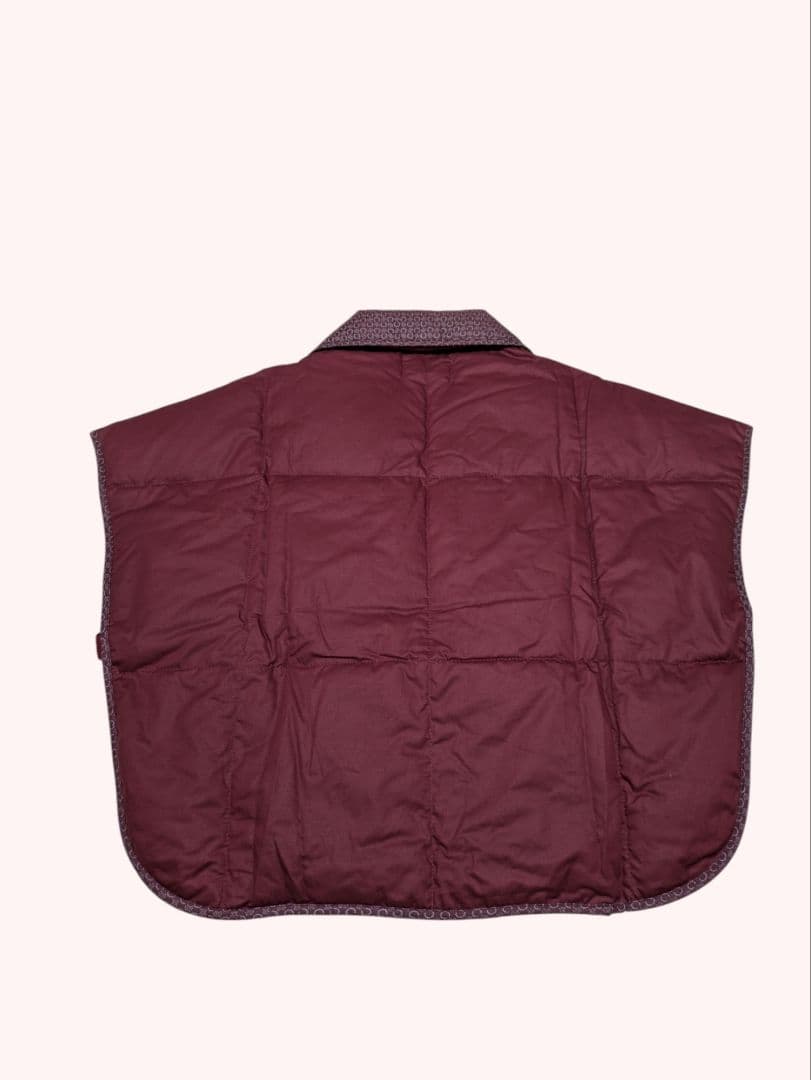 CELINE セリーヌ ダウンベスト マカダム 総柄 フェザー 日本製 M L