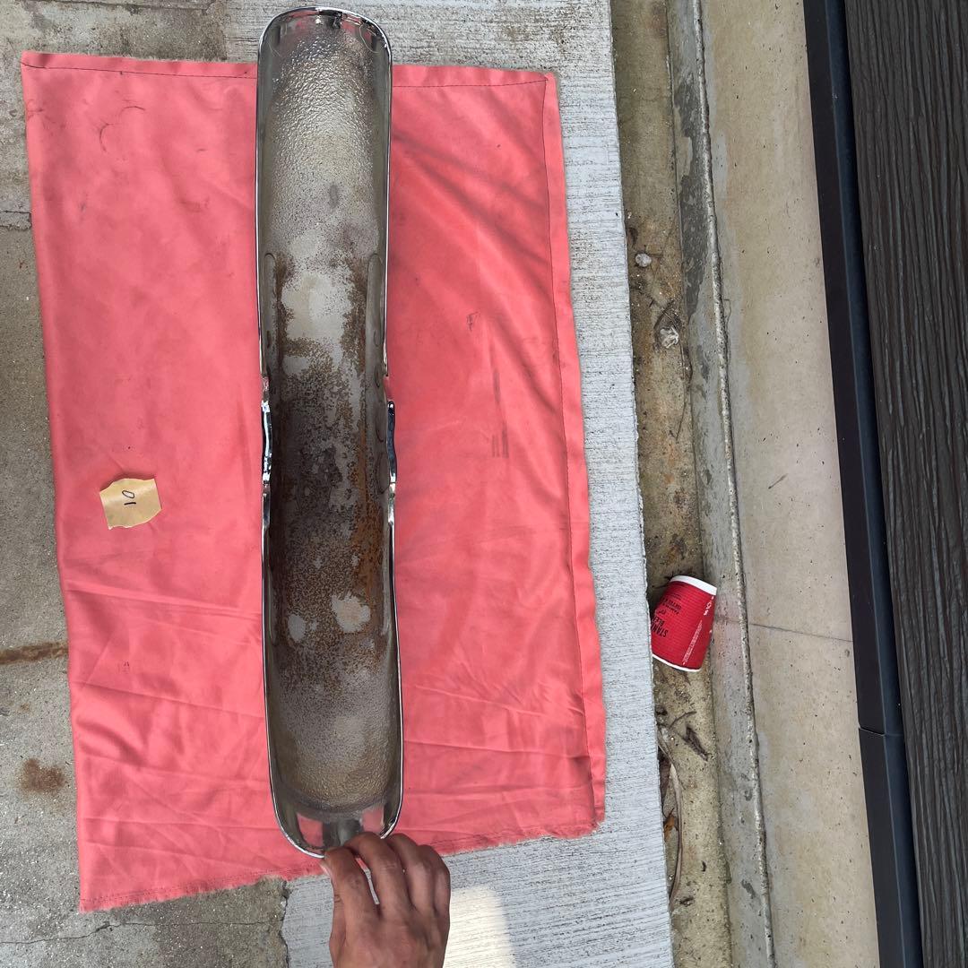 Z1 Z2 KZ900 純正　再メッキ　フロントフェンダー　美品　01