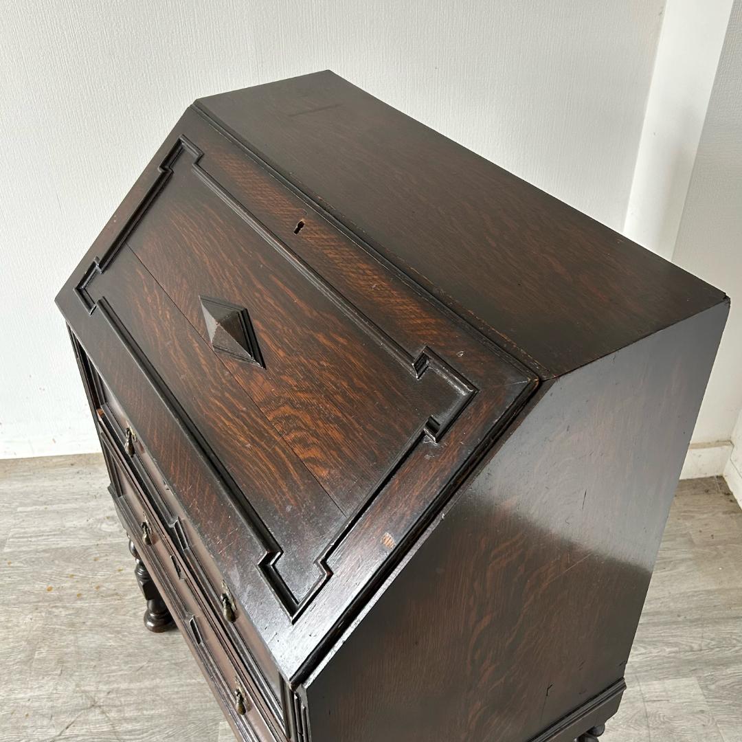 イギリス アンティーク 家具 ライティング ビューロー 英国 チェスト 531A