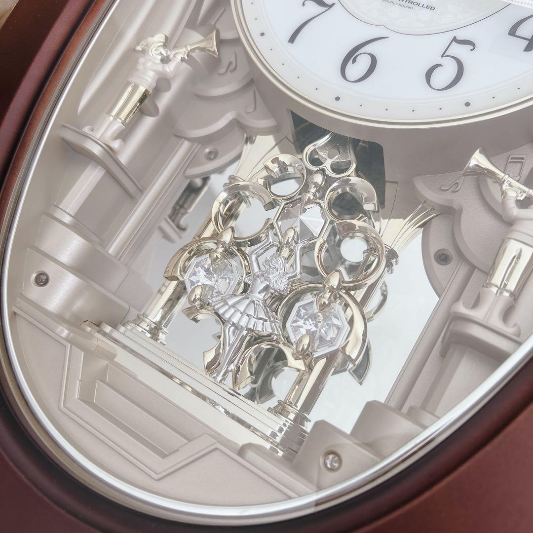 【新品未使用・廃盤】CITIZEN パルミューズM486 電波掛時計