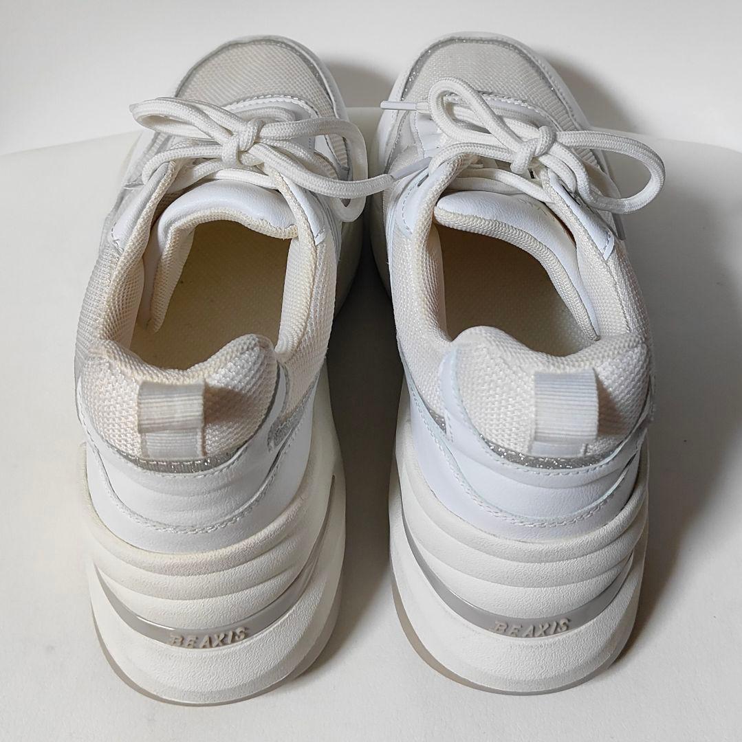 【美品】ビーアクシス BEAXIS ウエイトコア L 24.5㎝〜25.0㎝　白