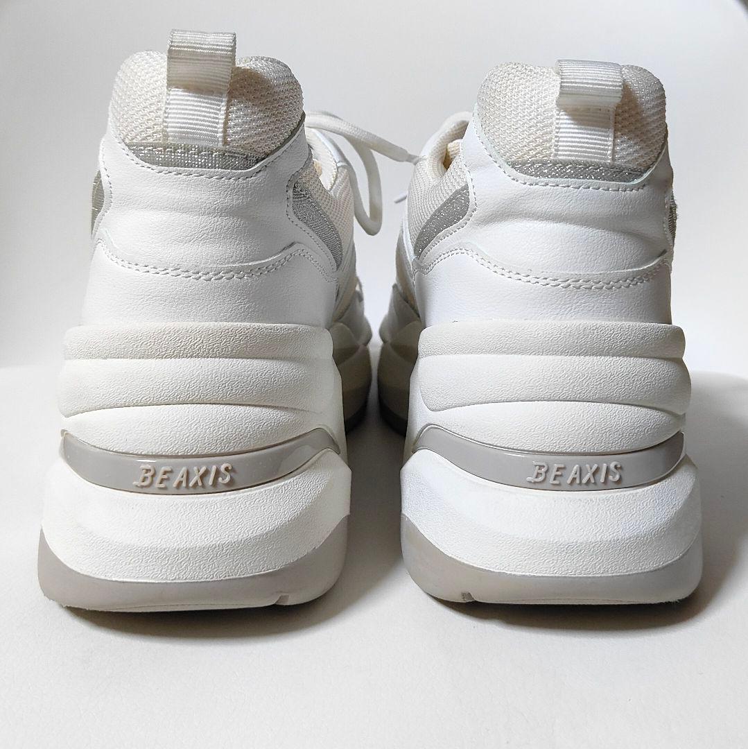 【美品】ビーアクシス BEAXIS ウエイトコア L 24.5㎝〜25.0㎝　白