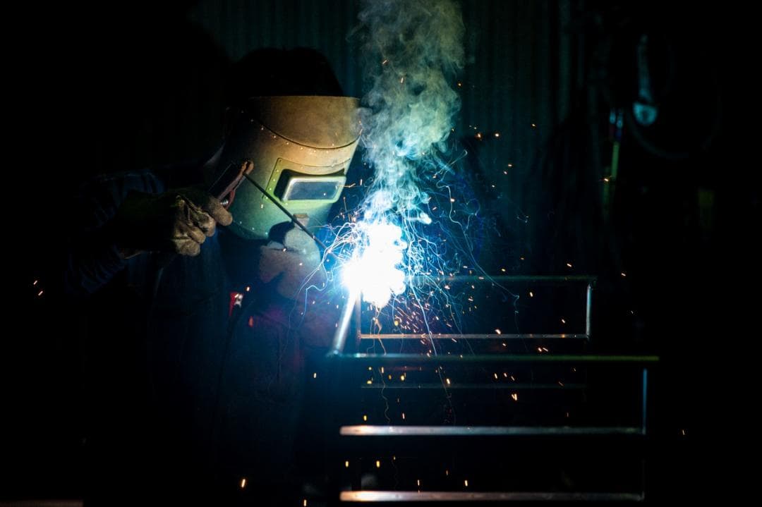 アイアンウッドワークデスク（学習机　事務机　ネイルデスク )《頑丈》《全面溶接》