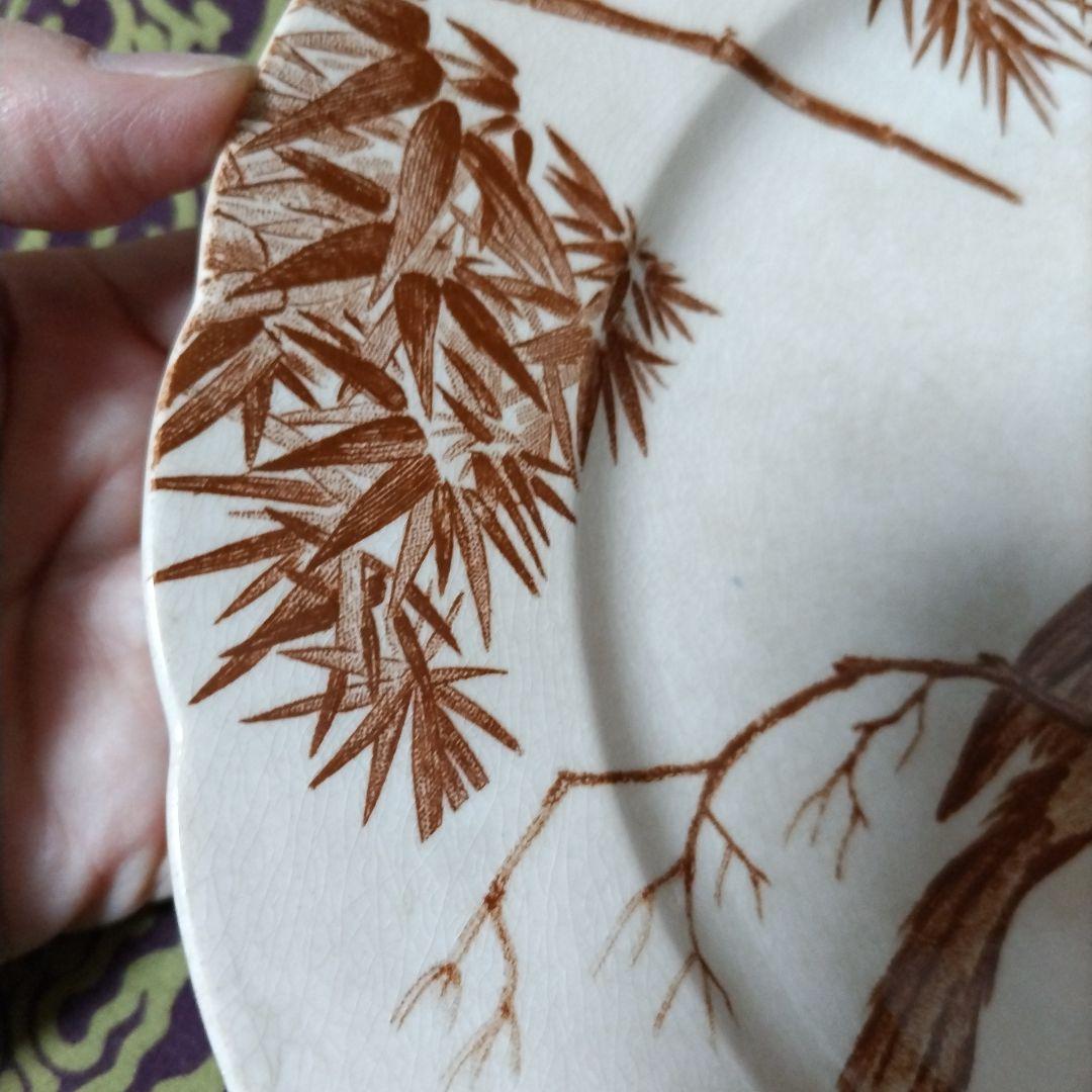 アンティーク　Longwy　ロンウィ シノワズリ　ジャポニズム