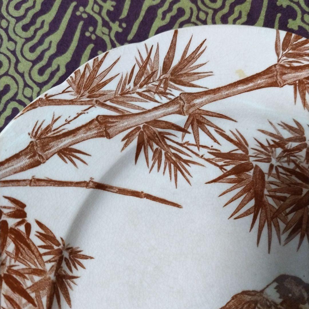 アンティーク　Longwy　ロンウィ シノワズリ　ジャポニズム