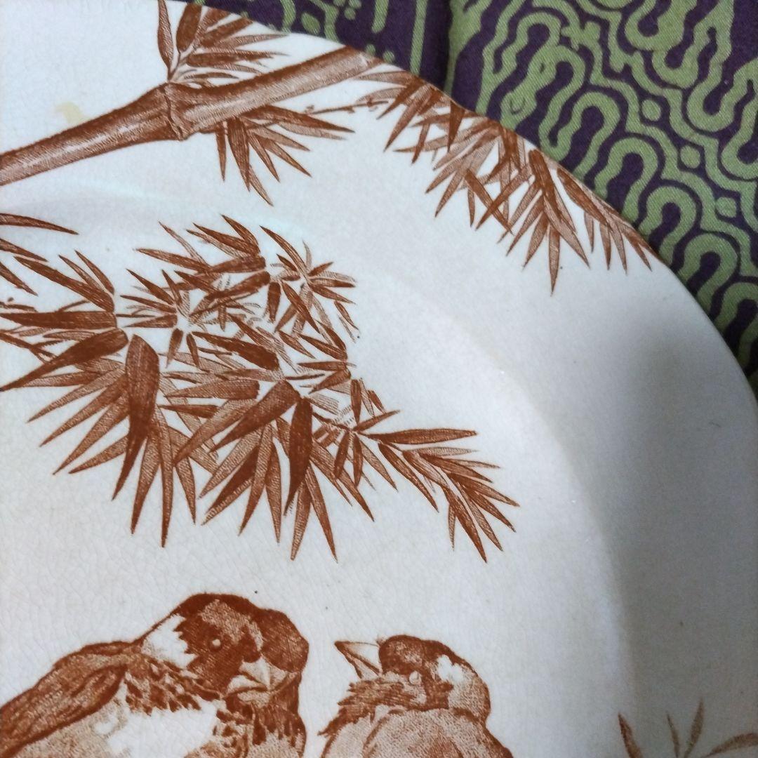 アンティーク　Longwy　ロンウィ シノワズリ　ジャポニズム