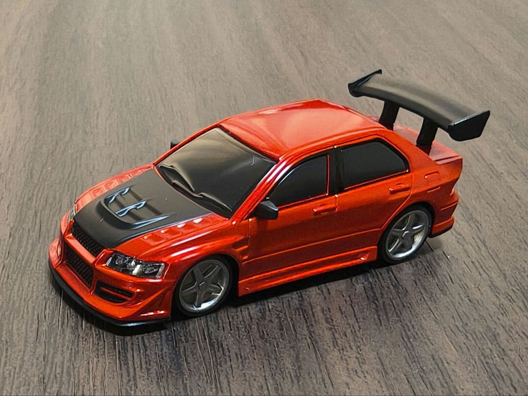 ターボレーシング C76 レッド 1/76スケール オンロードカー