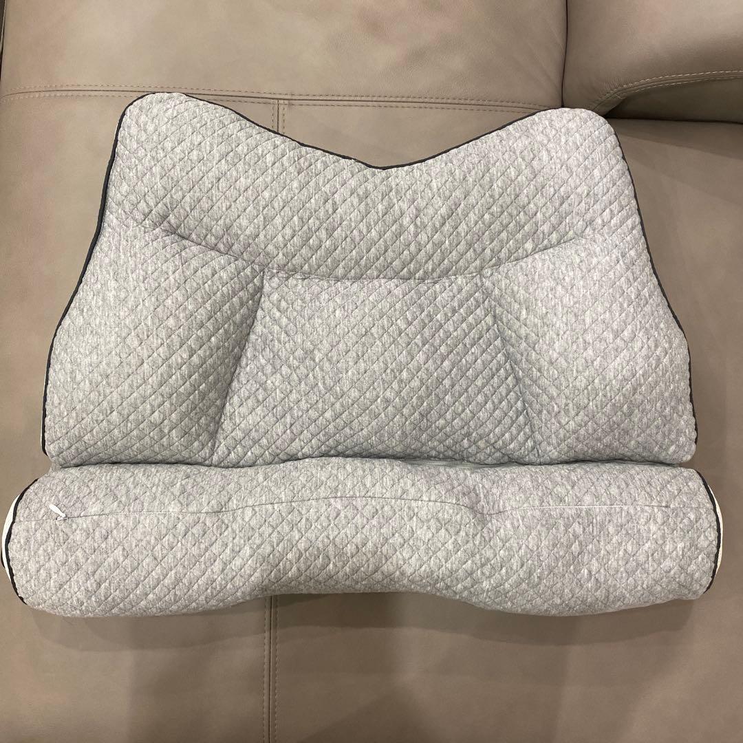 e整体枕ほぐリラックス E-RAKUNA グレー