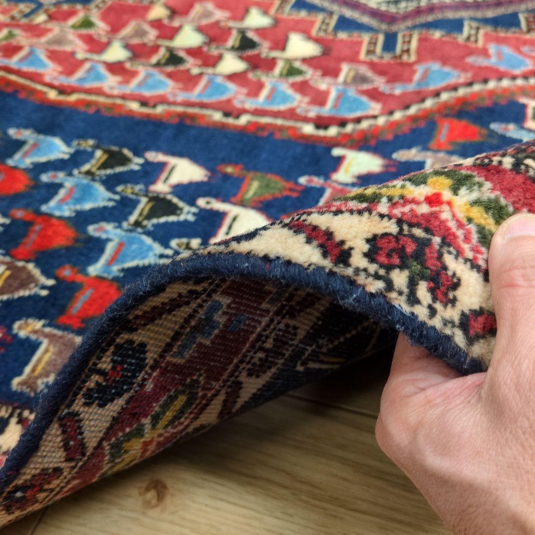 ペルシャ絨毯 手織り 草木染　スィールジャーン産 215x195 Sirjan