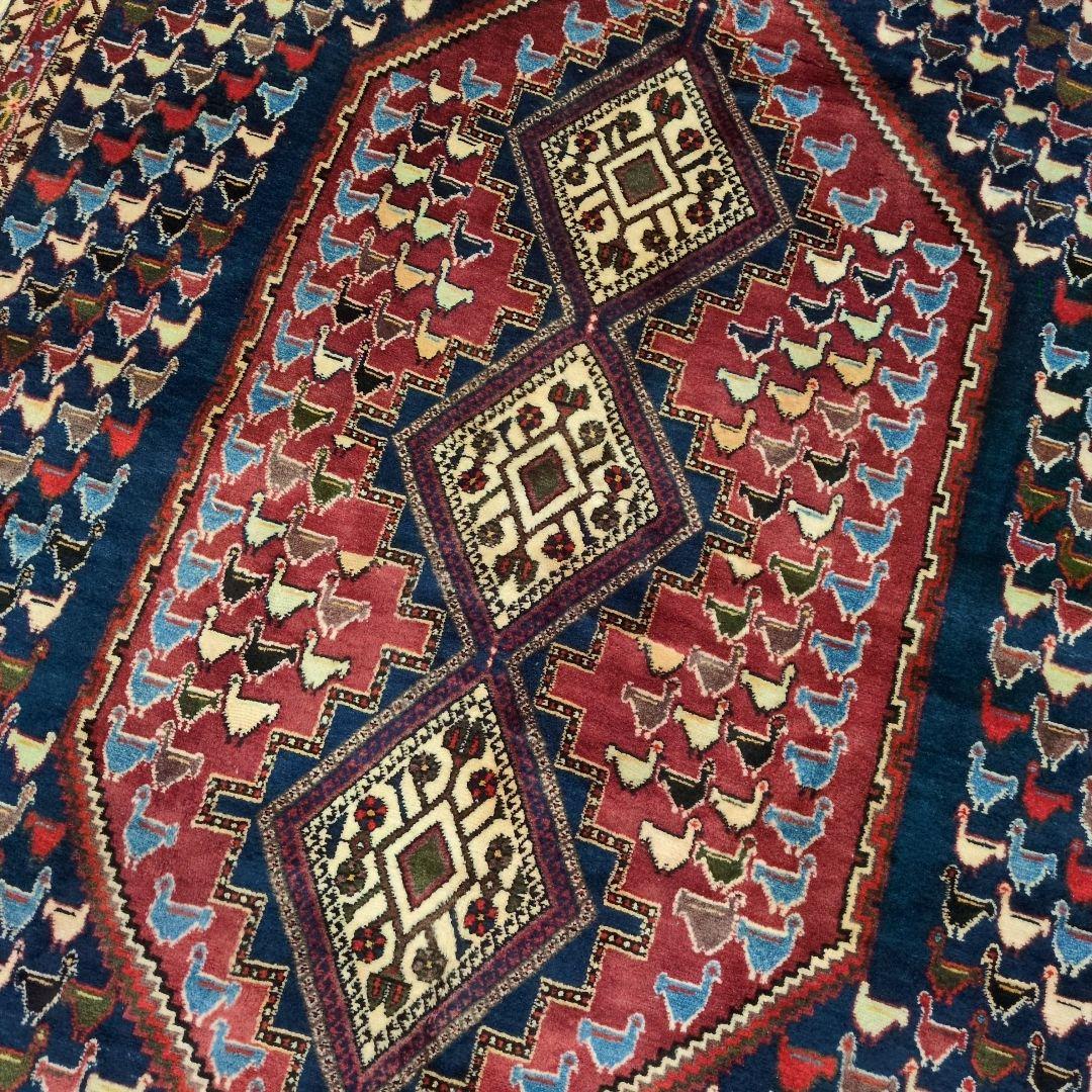 ペルシャ絨毯 手織り 草木染　スィールジャーン産 215x195 Sirjan