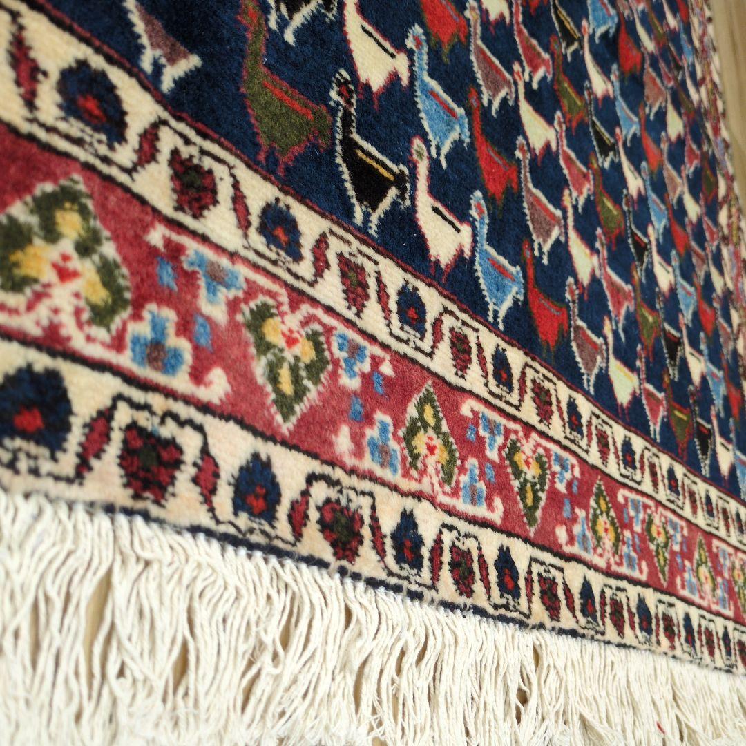 ペルシャ絨毯 手織り 草木染　スィールジャーン産 215x195 Sirjan