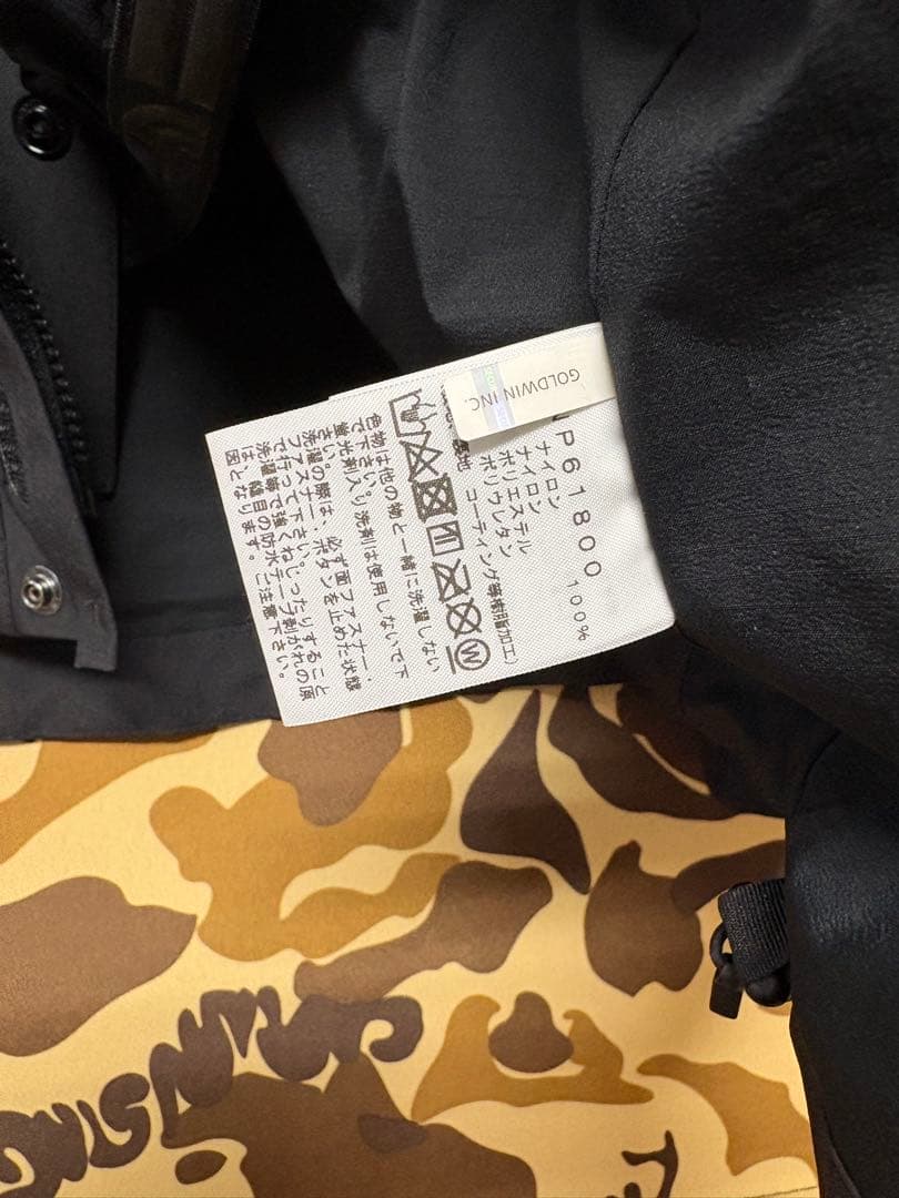 ノースフェイス　ゴアテックスマウンテンジャケット　xs ブラック