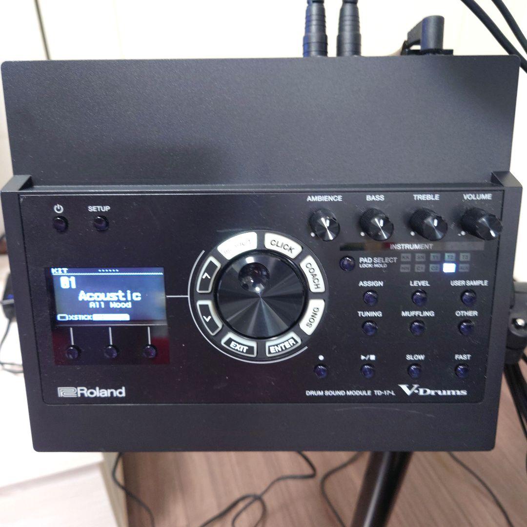 【美品】 Roland TD-17 V-Drums 3シンバル Custom .