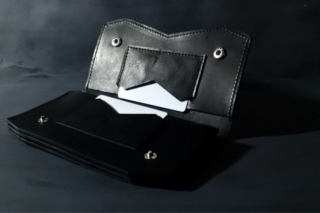 [オリジナル]W1 Tracker wallet トラッカーウォレット　ブラック