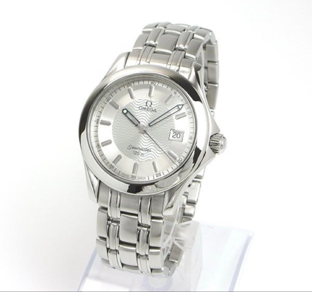 OMEGA オメガシーマスター 120M シルバー メンズ 磨き済み　超美品