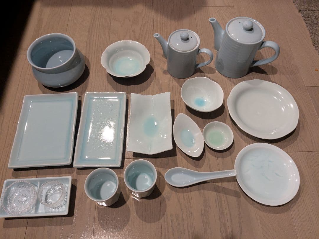 青白磁　食器セット
