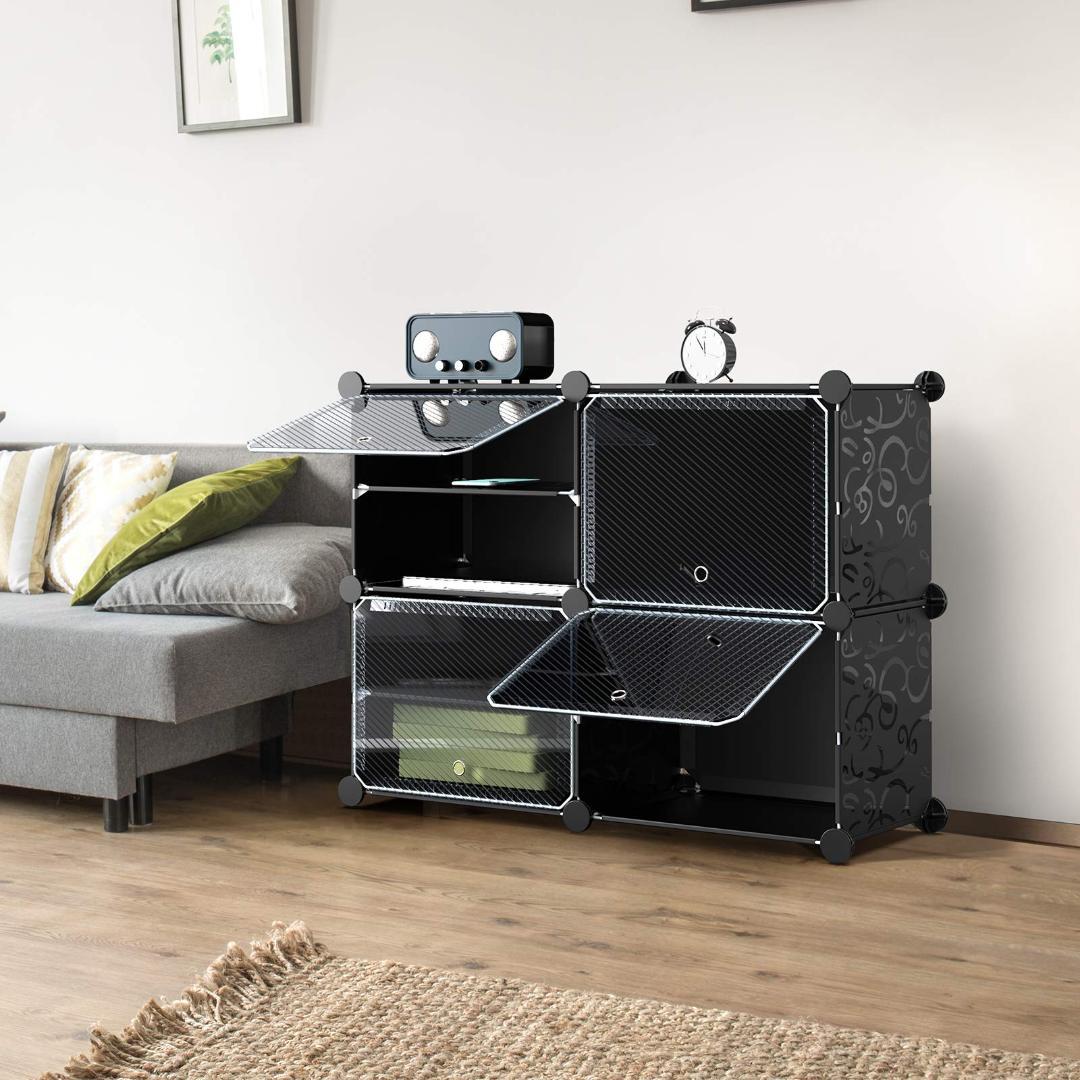 シューズラック8段 シェルフ収納 下駄箱 玄関収納 オープンラック