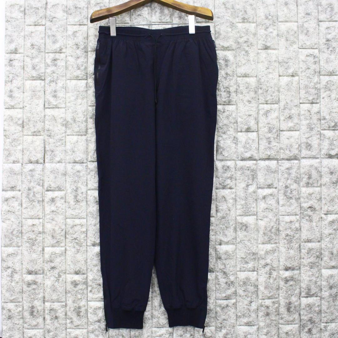 ◇HERMES メンズ ナイロンパンツ ネイビーブラック