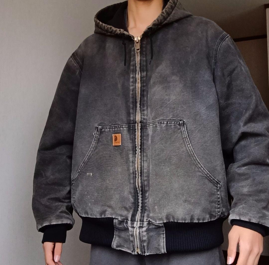 【メキシコ製 ヴィンテージ BLK】カーハート デトロイト アクティブジャケット