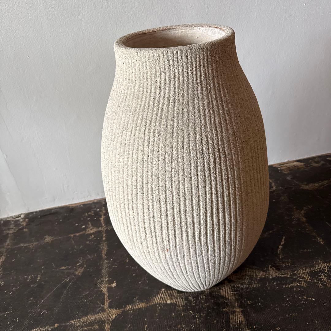 大型 陶器の壺 インテリアオブジェ 飾り壺 花器