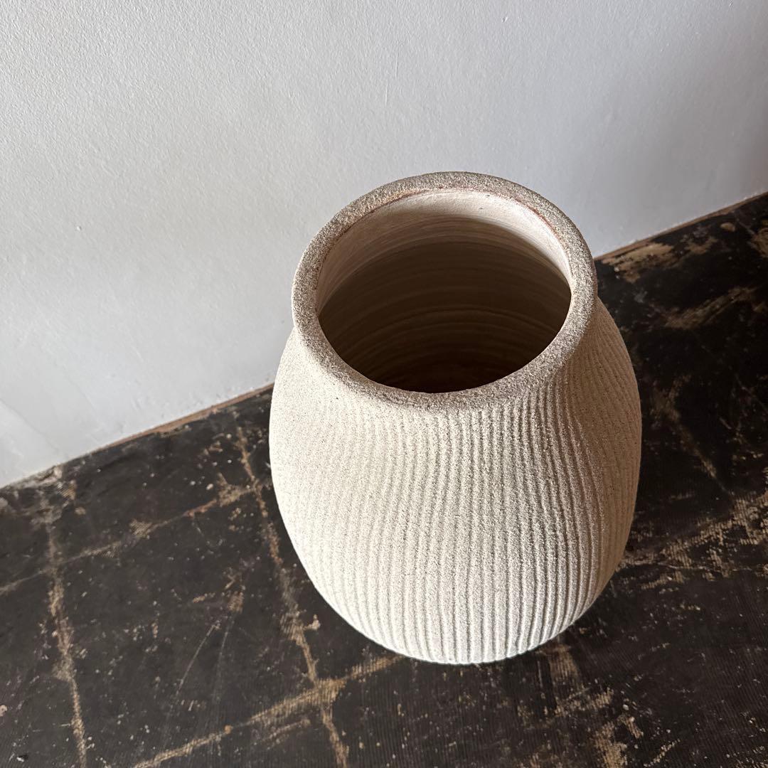 大型 陶器の壺 インテリアオブジェ 飾り壺 花器