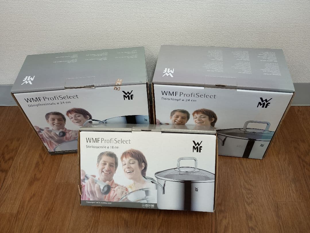 未使用　WMF ProfiSelect 両手鍋 、スチーマー、片手鍋