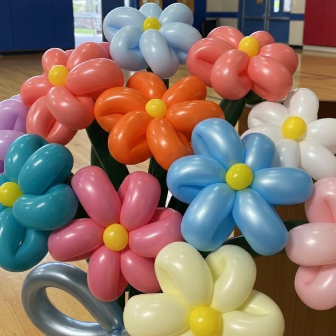 花束バルーン　12本バルーンブーケ　卒業・入学・誕生日やお祝いに