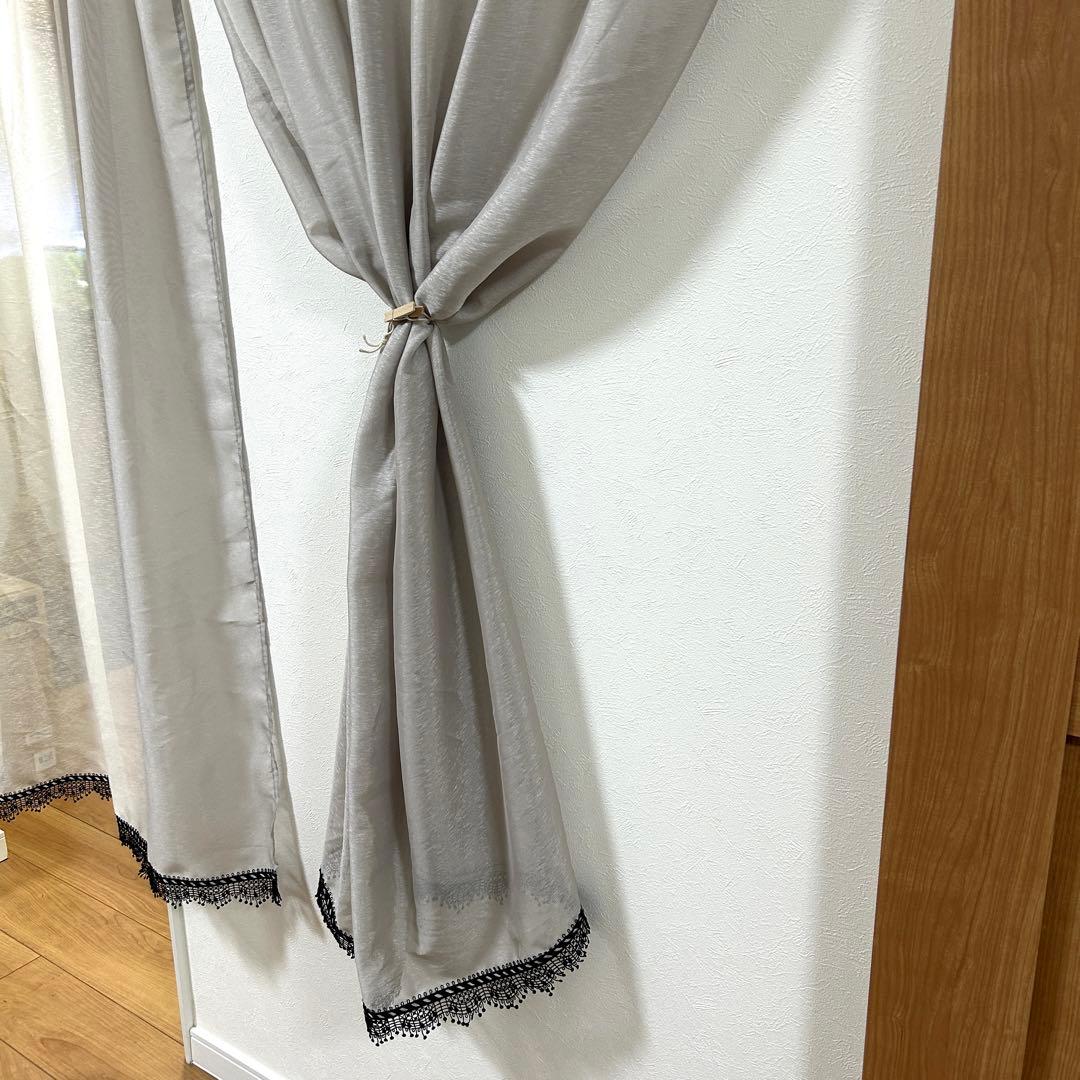 【きらり】レースカフェカーテン