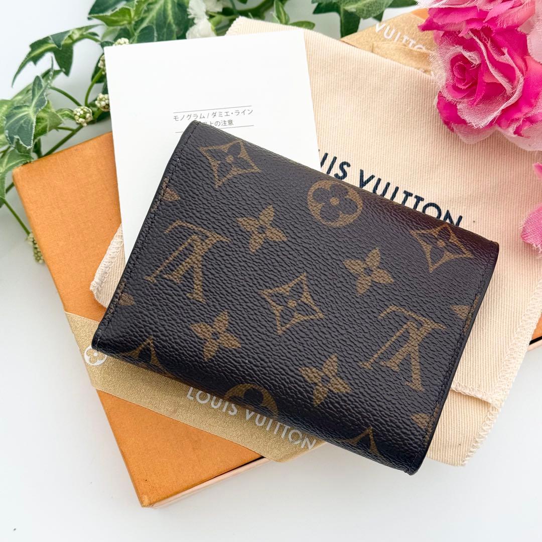 em310IC内蔵現行✨ルイヴィトン モノグラム ヴィクトリーヌ ミニ財布