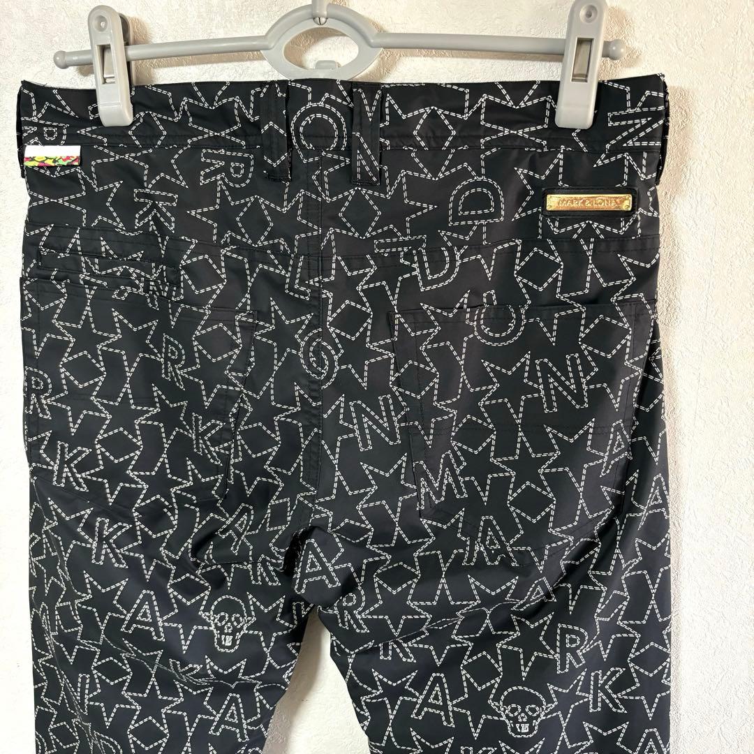 MARK & LONA マークアンドロナ　セットアップ　ゴルフ　総柄　スカル