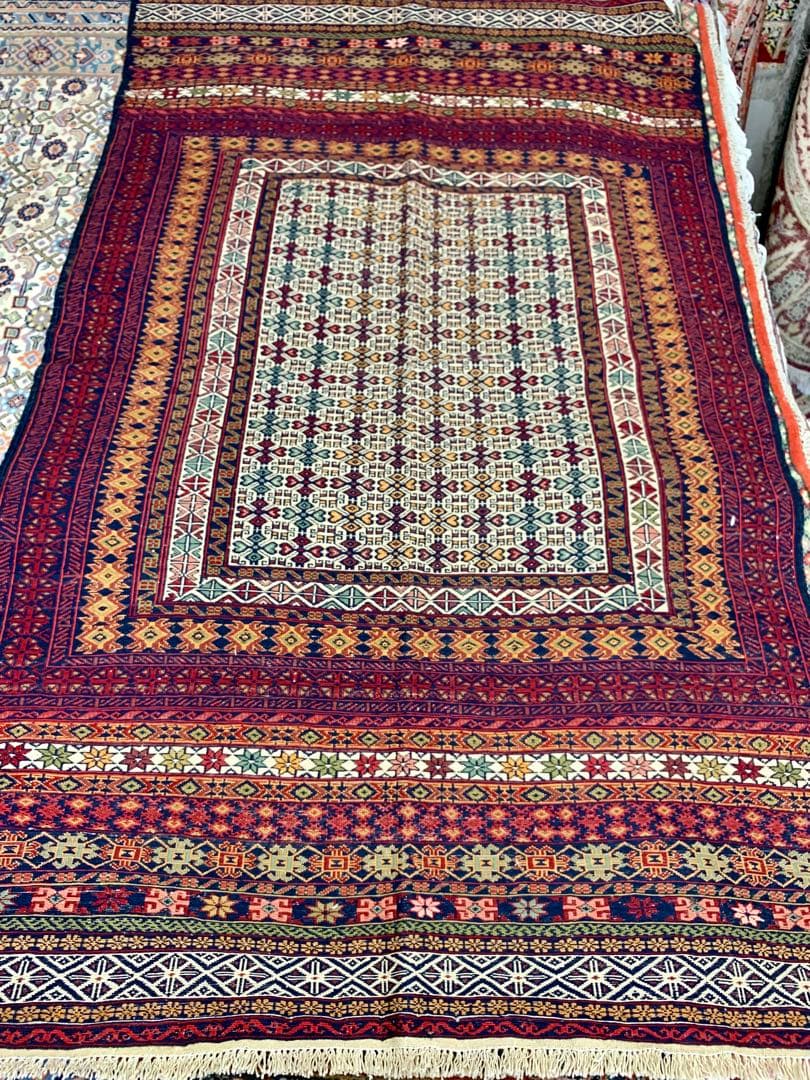 ペルシャ最高品質の最高級キリムラグ/サイズ:110x170cm…rd1.