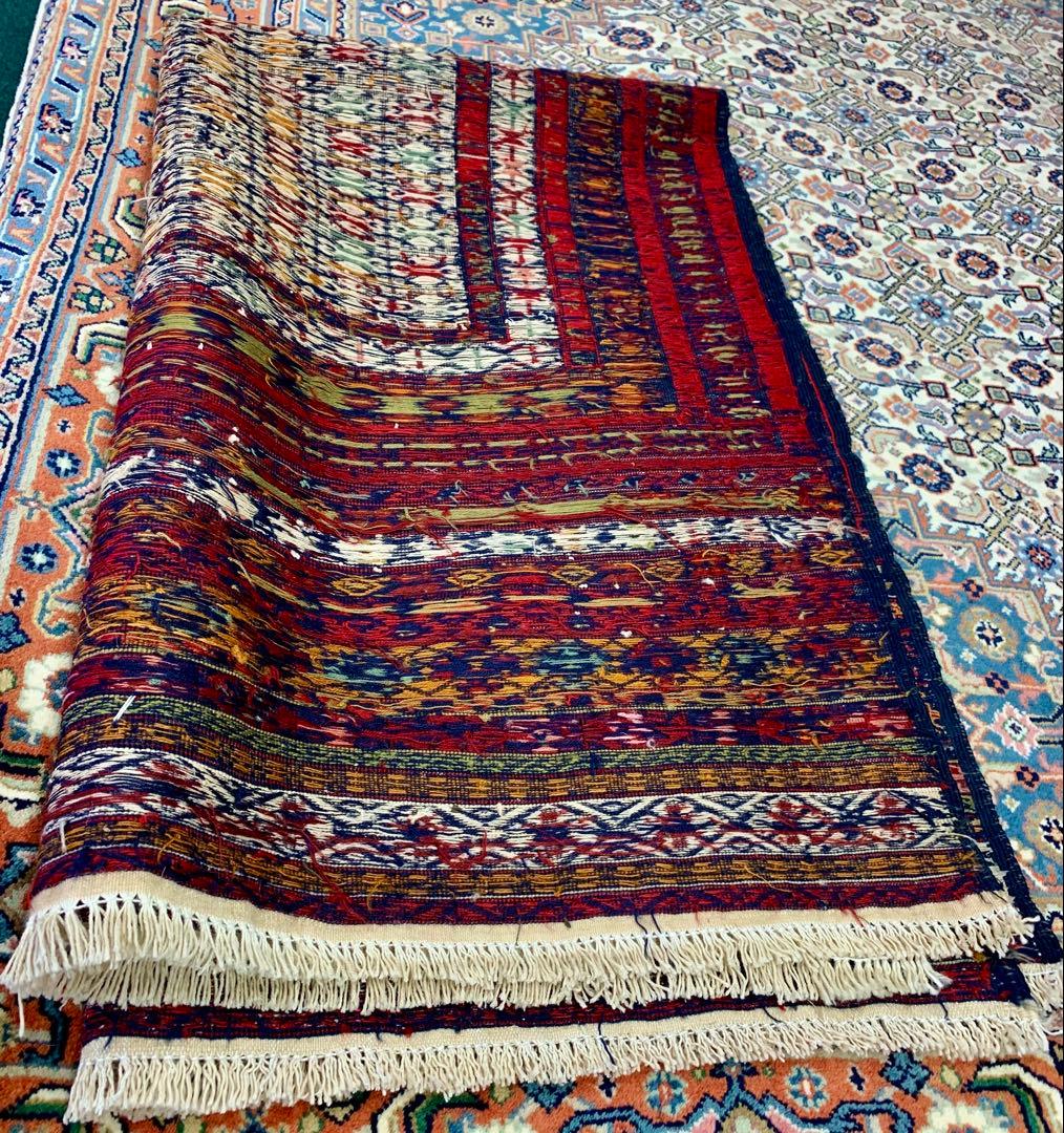 ペルシャ最高品質の最高級キリムラグ/サイズ:110x170cm…rd1.