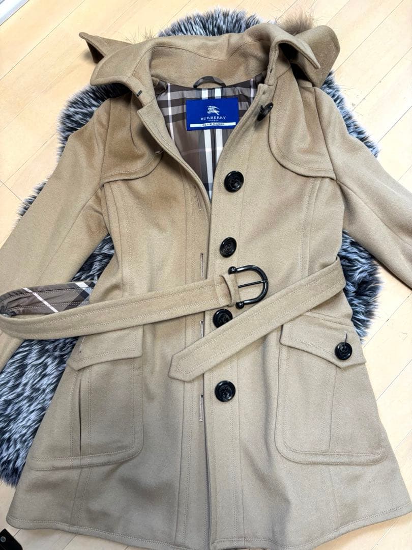 Burberry Blue Label ベージュ ダッフルコート