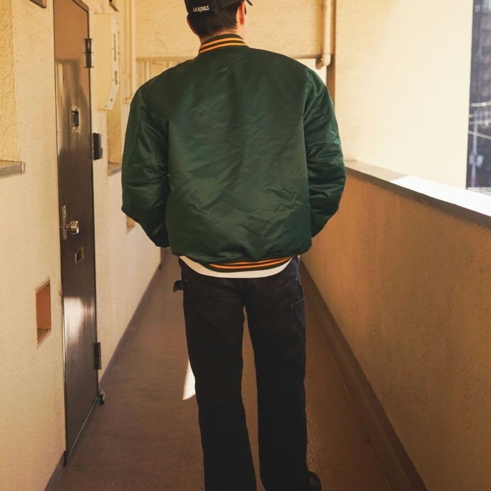 ◎美品◎ Athletics ボンバージャケット 緑