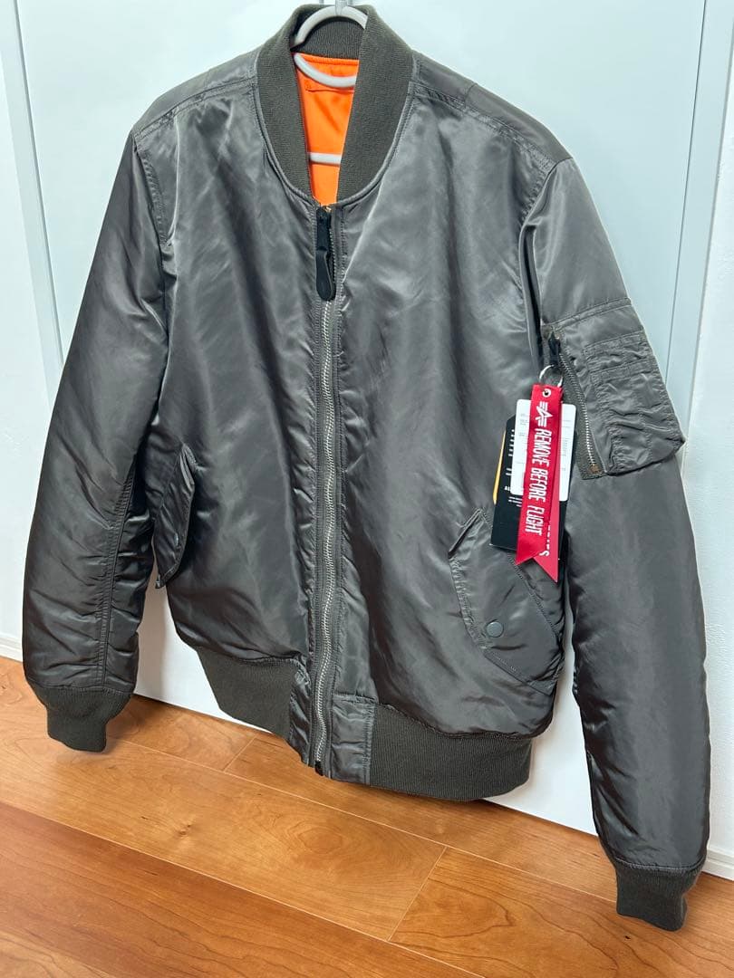 ALPHA INDUSTRIES MA-1 タイト 20004 RP.GRAY