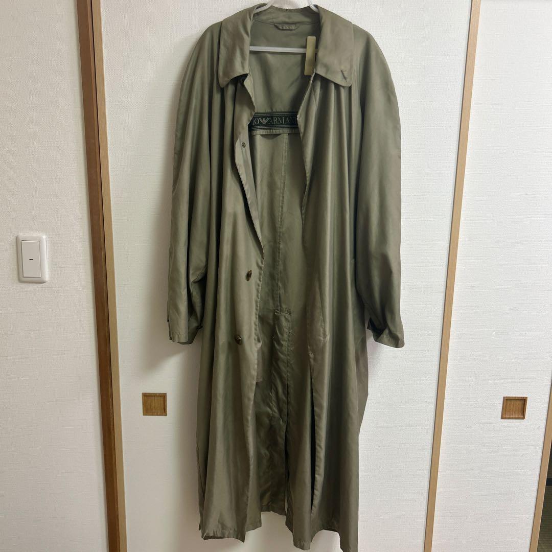 エンポリオアルマーニ ロングコート カーキ