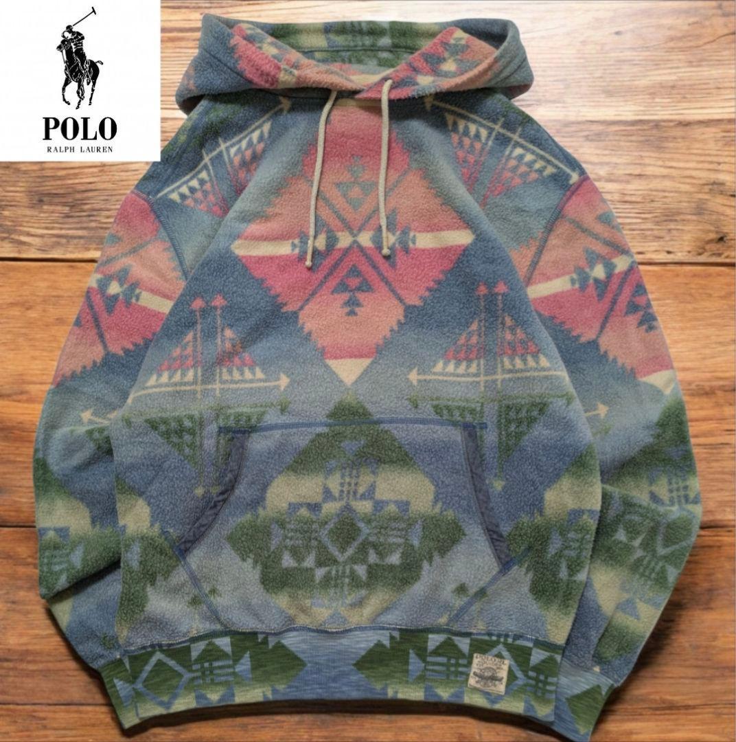 POLO ラルフローレン ネイティブ スウェット フリース パーカー