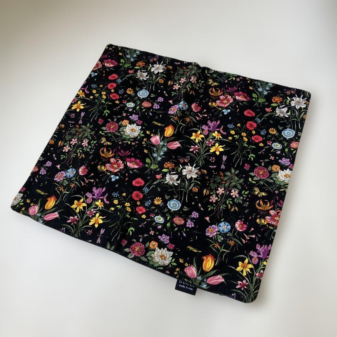 希少　グッチ GUCCI フローラ 花 フラワー クッションカバー