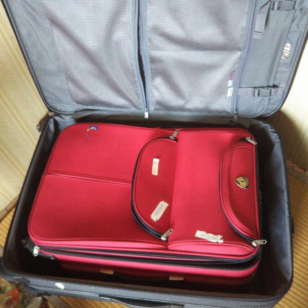 大型キャリーバッグ 布製ソフトケース　Lサイズ　2個セット